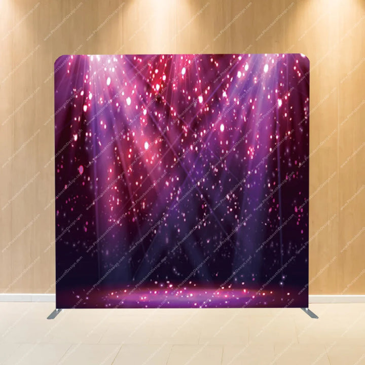 Starlit Spotlight Stage - Pillow Cover Backdrop Backdrops